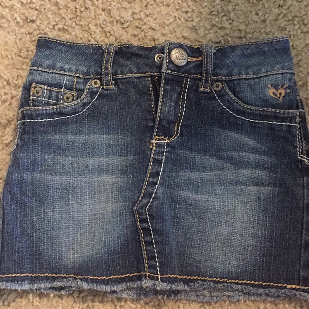Justice denim/jean skirt